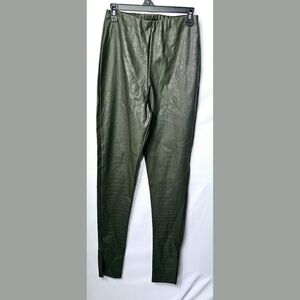 Size 8 PRETTYLITTLETHING Croc Patent Leather Pants